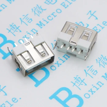 

AF10.0MM Infinite Vertical USB Socket A-Type Short Body 180 Degrees Straight Insert Flat Edge