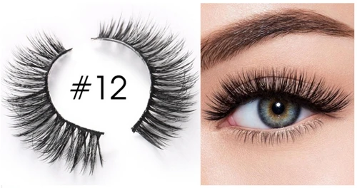 3D12 Clotobeauty натуральные накладные ресницы 3D норковые ресницы ручная работа длинные толстые объемные ресницы для наращивания макияжа Eyelashes-3D - Цвет: 3D12
