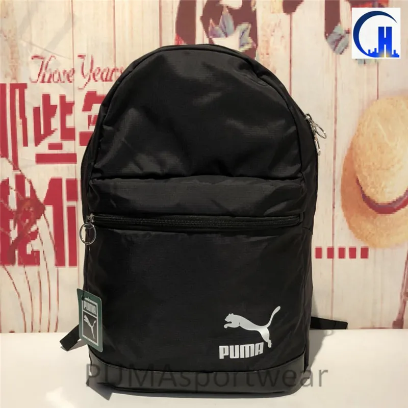 

2018 New Arrival PUMA Originals Classic Backpack Unisex Black Backpacks Sports Bags