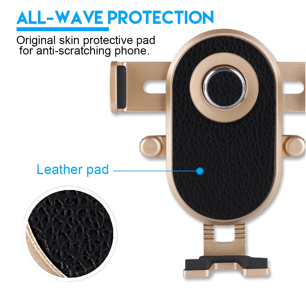 Ascromy Air Vent Phone Holder Car Mount Cradle for IPhone 7 Plus 8 X Samsung Xiaomi Pocophone F1 Mi8 Support Smartphone Voiture (3)