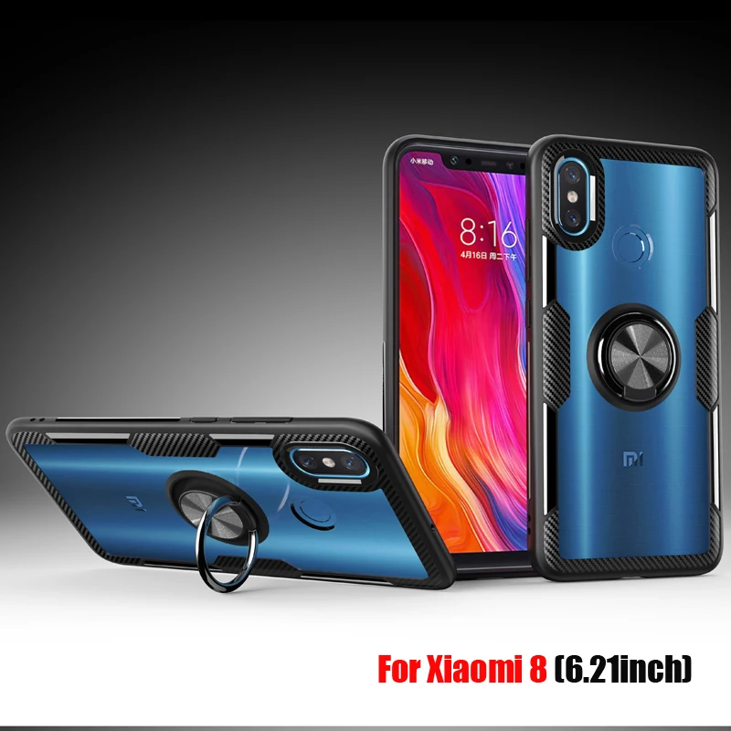 Для Xiaomi 8 Lite чехол прозрачный PC полное защитное кольцо для Xioami 9 SE 9se 8 8se 9T Redmi Note 8 K20 Pro POCO F2 Caque