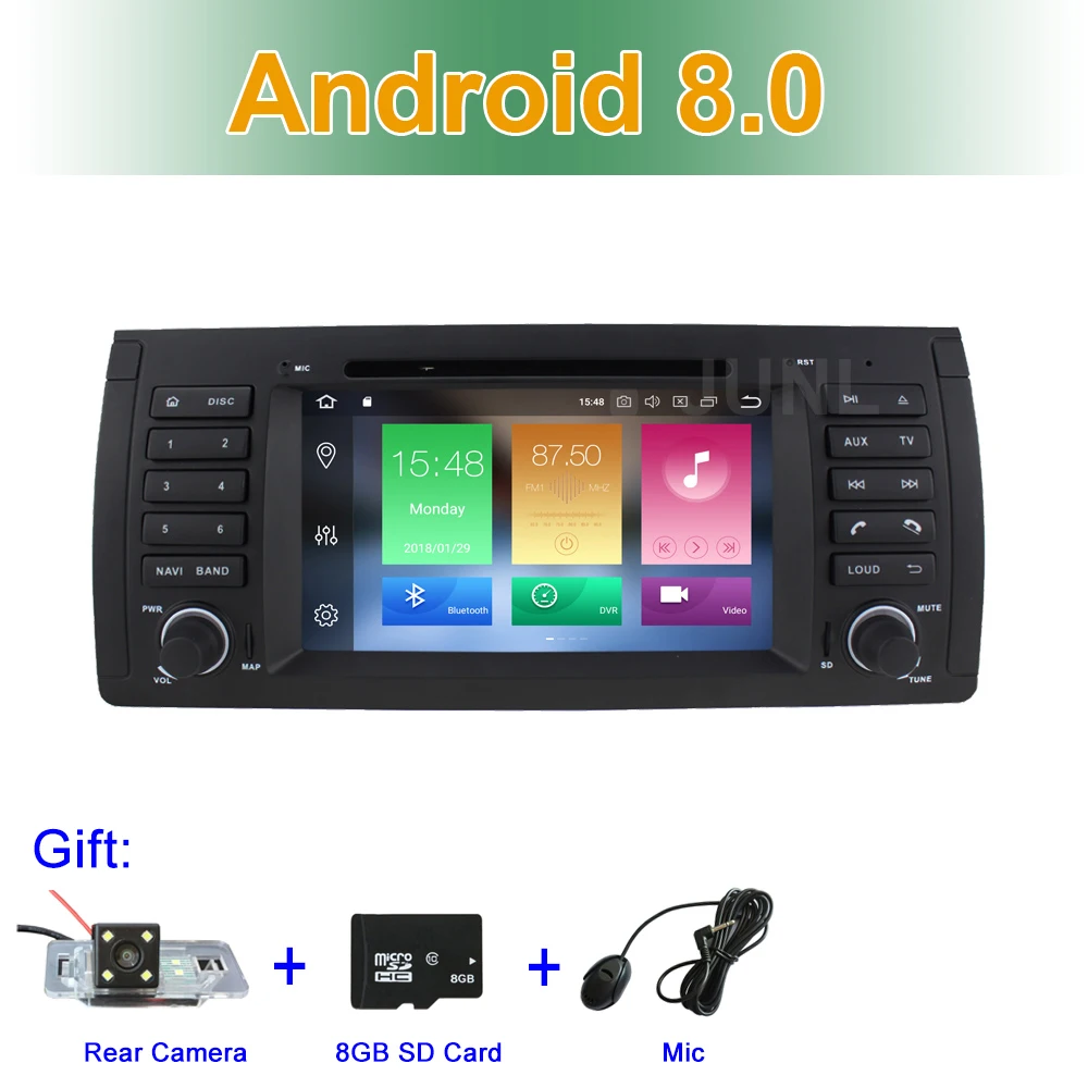 

8 core Android 8.0 Car DVD Multimedia Player for BMW E39 E53 With BT Wifi Radio Stereo GPS Navigation