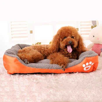 

Pet Dog Bed Warming Dog House Soft Material Nest Dog Baskets Fall And Winter Warm Kennel For Cat Puppy Plus Size Drop Shipping