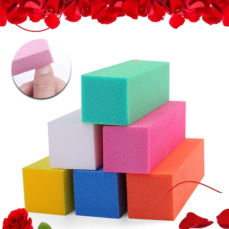 

1Pcs Fashion Sponge Nail File Buffer Block Manicure Polish Sanding Nail Buffer Buffing Multi-colored Nail Art Tools Beauty Tools