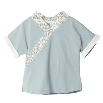 

Baby Boys Chinese Style Hanfu Clothing Suit Cotton Linen Kimono Robe Gown Traditional Performance Clothes Kids Cosplay Costume
