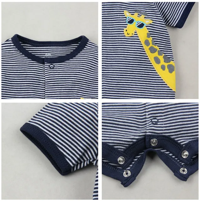 2019 official store Summer boys baby clothing Short Sleeved Jumpsuit Newborn Romper Baby Boy Clothes infant 2019 official store Summer boys baby clothing Short Sleeved Jumpsuit Newborn Romper Baby Boy Clothes infant roupas Baby Rompers