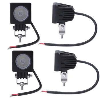 

4pcs 10W led work light 12V led tractor offroad work light bar off road 4X4 car ATV motorcycle work light fog lamps flood Spot