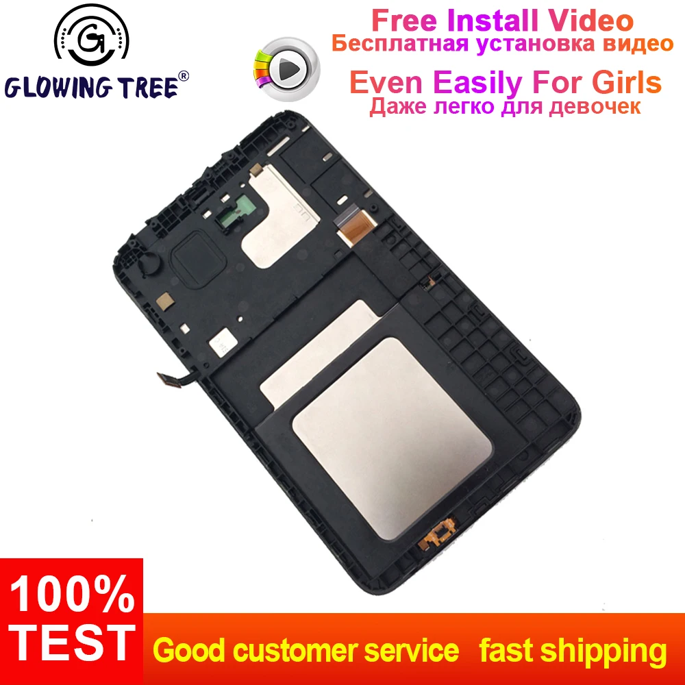 

For Samsung Galaxy Tab 3 Lite 7.0 T111 SM-T111 Full Touch Screen Digitizer + LCD Display Panel Monitor Assembly with Frame