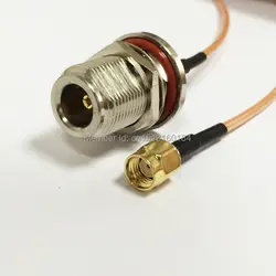 Новый модем коаксиальный кабель RP-SMA штекер для N женский Jack разъем RG316 кабель 15 см 6 дюймов адаптер РФ косичка