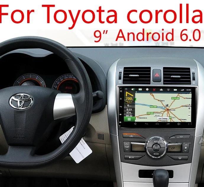 2 din Android 6.0 car dvd player for Toyota Corolla 2007 2008 2009 2010