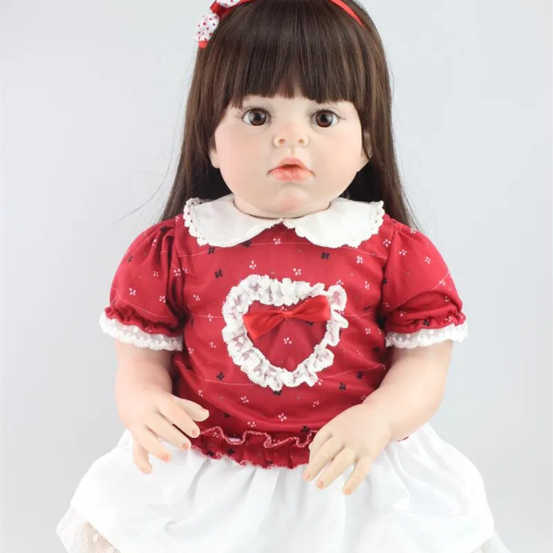DreamRunner Reborn Toddler Doll 60cm Big Girl Vinyl Soft ...
