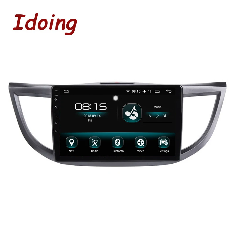 Best Idoing 10.2"4G+64G 8 Core Car Android 8.0 Radio Multimedia Player For Honda CRV 2012-2015 GPS Navigation Glonass 2.5D IPS Screen 1