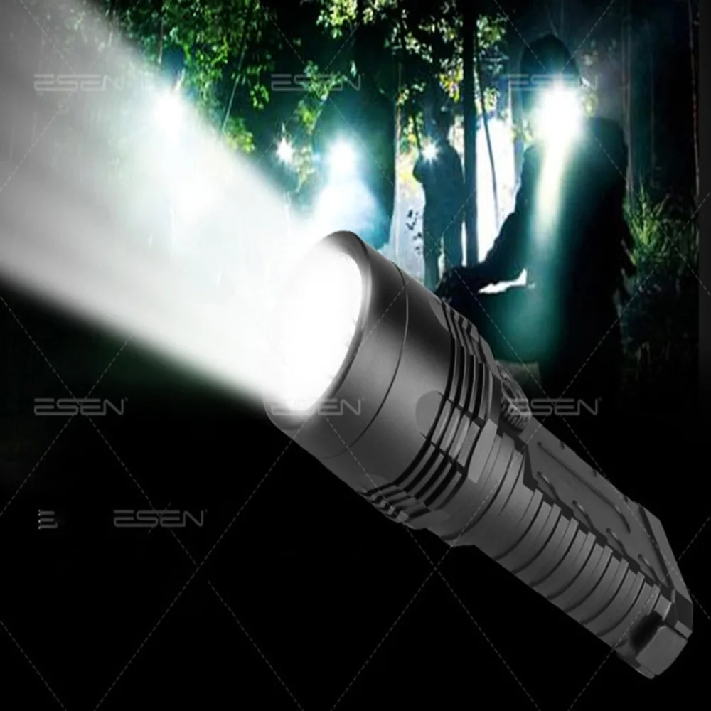 

D123 Aluminum Alloy Flashlight Waterproof Electric Torch Portable Tactical Flashlight For Camping