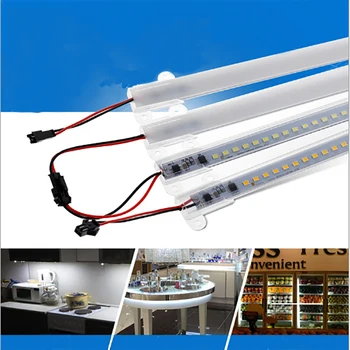 

5pcs/lots LED Bar Light AC220V High Brightness LED Tube 50cm 72LEDs 2835 LED Rigid Strip Energy Saving LED Fluorescent Tubes