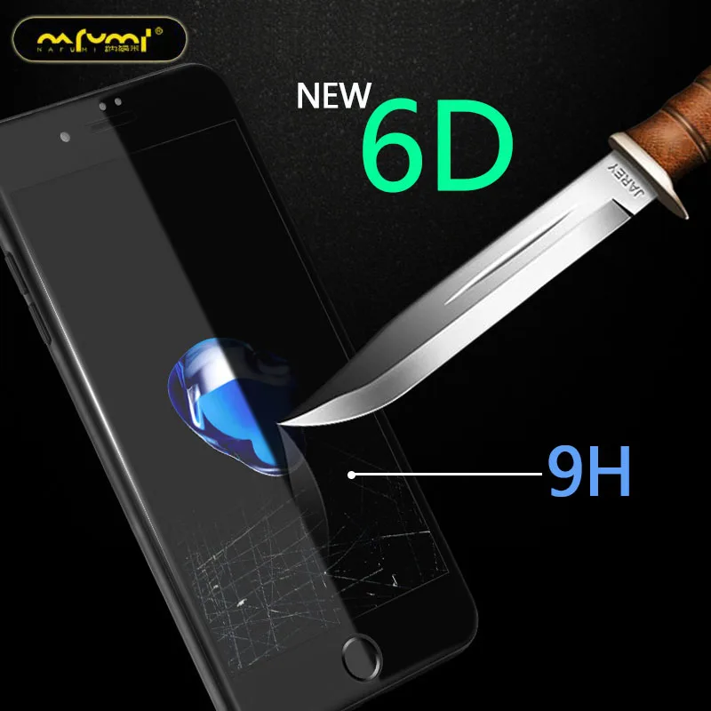 

NAFUMI glass on the for iPhone 8 Tempered Screen Protector for iPhone 6s 6plus for iphone 7 for iphonex 7plus glass
