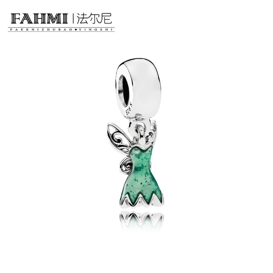 

FAHMI 100% 925 Sterling Silver 1:1 792138EN93 DRESS HANGING CHARM Original Women Wedding Fashion Jewelry