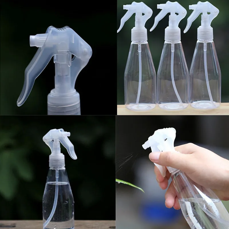 

200ml Empty Garden Water Clear Gardening Tool Plastic Cleaning Hand Trigger Spray Bottle Watering Pot Plant Grass Mist Tools