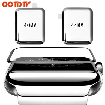 

OOTDTY 40/44mm 3D Curved Full Coverage Screen Protectors Tempered Glass Screen Protective Film For Apple Watch 4 dropshipping