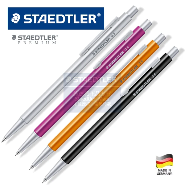 Staedtler premium 0,5 0,7 мм полная металлическая треугольная ручка стержень механический карандаш 1 шт