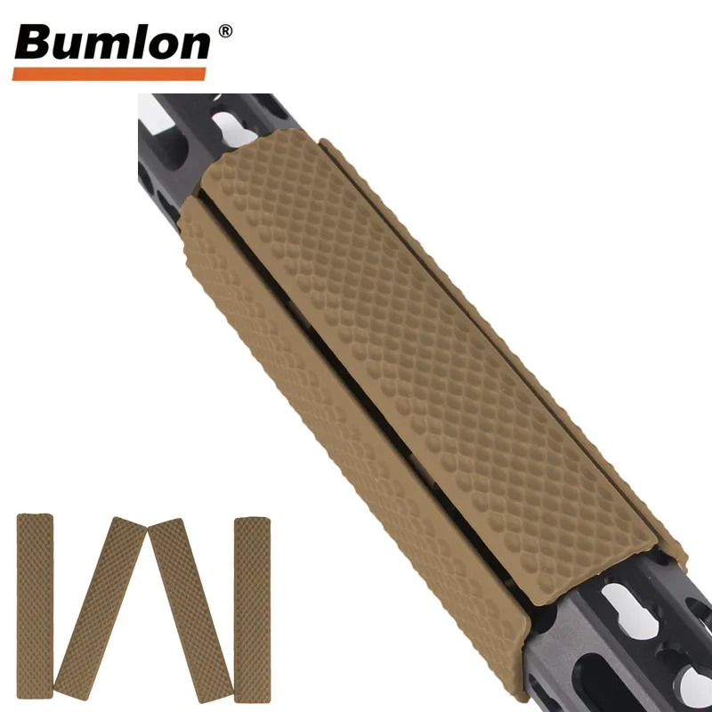 

Keymod Rail Rubber Panel 4 Pieces/lot Soft Textured Covers Anti-skip Handguard Protector Tatical Hunting Accessories RL37-0064