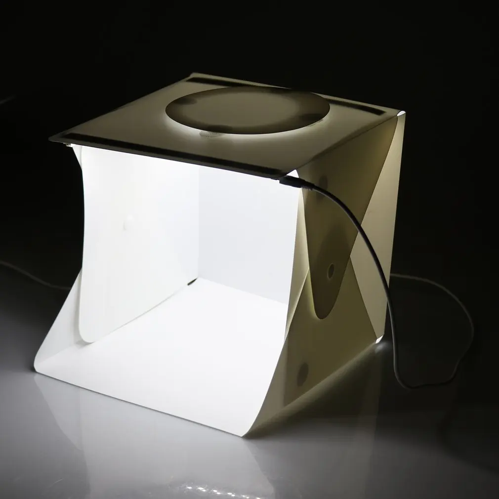 LED highlight Folding Portable Led Mini Studio Soft Light Box Photography Light Small Simple Photo Waterproof Props