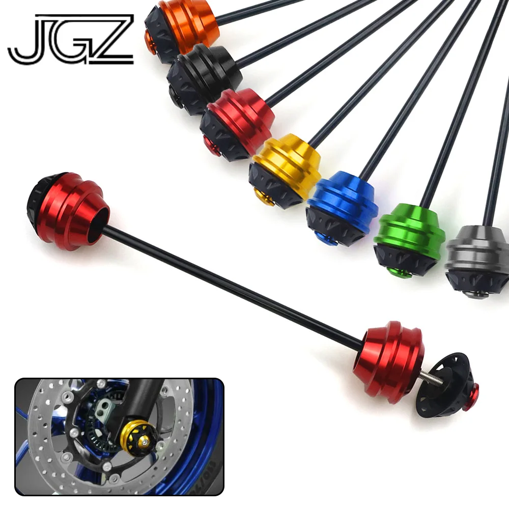 

For Yamaha T-max TMAX 2012 2013 2014 2015 2016 2017 Motorcycle Aluminum Front Wheel Axle Fork Sliders Falling Crash Protector