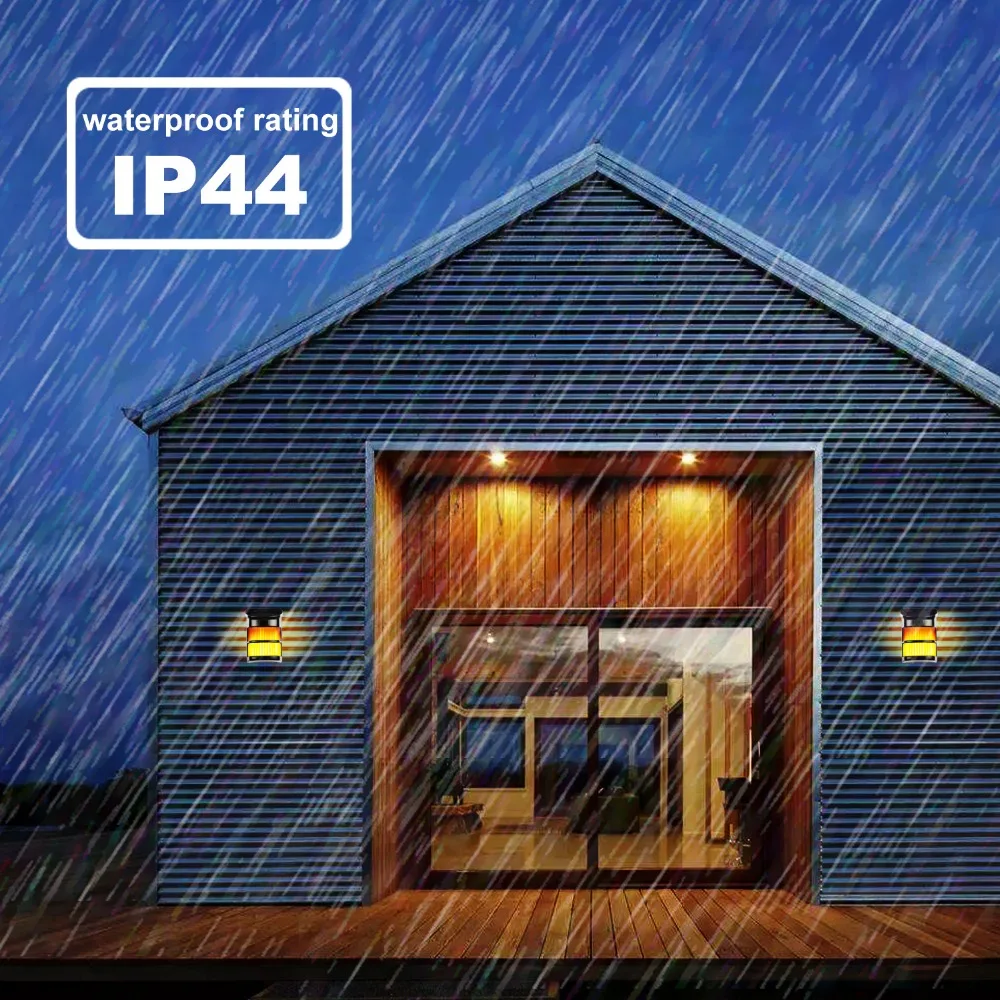 T-SUNRISE Wall Lamp LED Outdoor Lamp Motion Sensor Flame Light IP44 Waterproof Garden Light Wall Outdoor Decoration LED Lamp