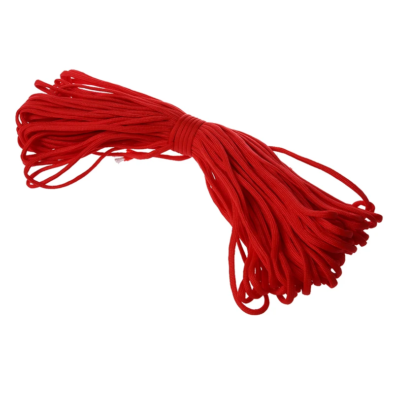 100ft 7 ستراند 550 بقاء Bushcraft Paracord المظلة الحبل الحبل نوع III-الأحمر 100ft 7 ستراند 550 بقاء Bushcraft Paracord المظلة الحبل الحبل نوع III-الأحمر
