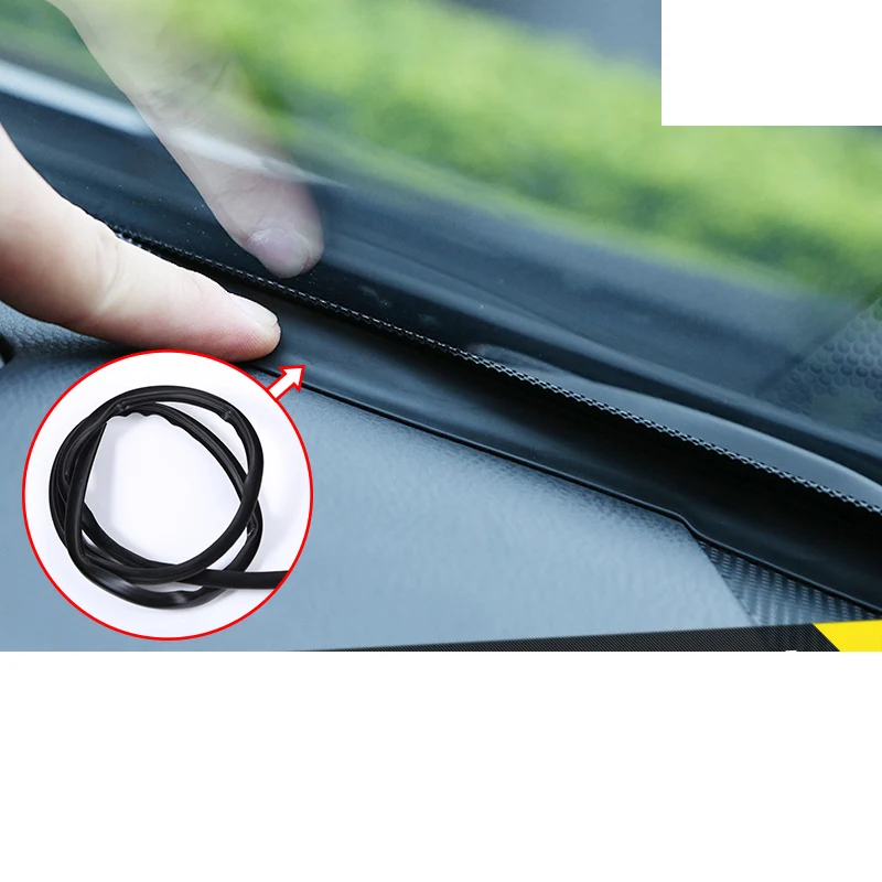 

lsrtw2017 rosh Silica gel car dashboard noise insulation strip for toyota highlander 2014 2015 2016 2017 2018 2019