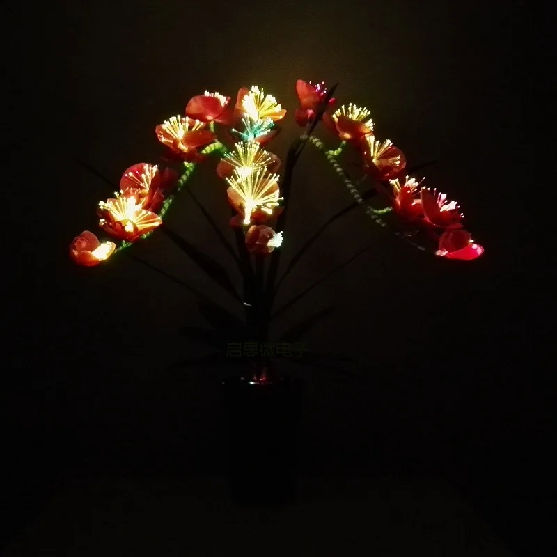 Fashion orchid artificial flowers Led lamp Artificial Butterfly Orchid Silk Flower Bouquet Phalaenopsis Led fiber optic light цена Fashion orchid artificial flowers Led lamp Artificial Butterfly Orchid Silk Flower Bouquet Phalaenopsis Led fiber optic light цены онлайн