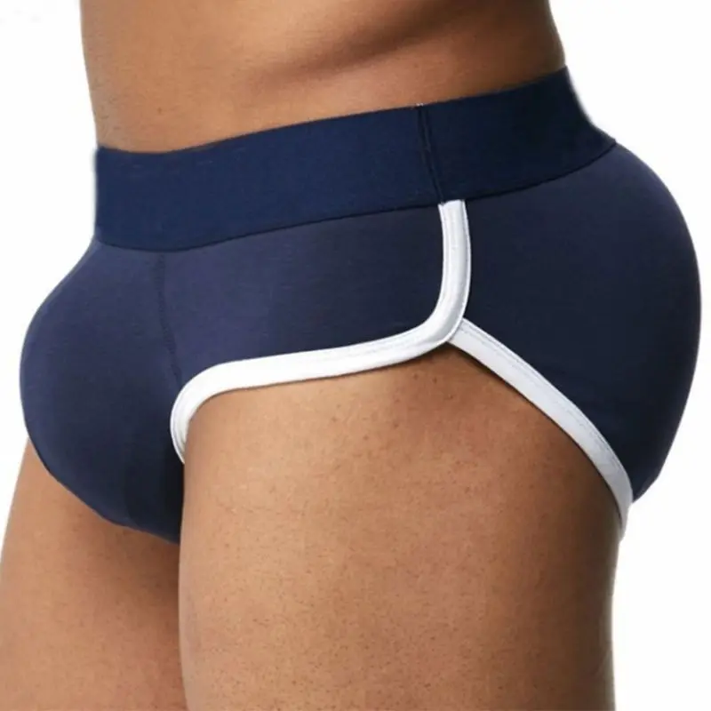 Sexy Penis Pouch Pad Swim Trunk Briefs Safety Sponge Underwear Protection Padded Coasters U Convex Bulge Breathable