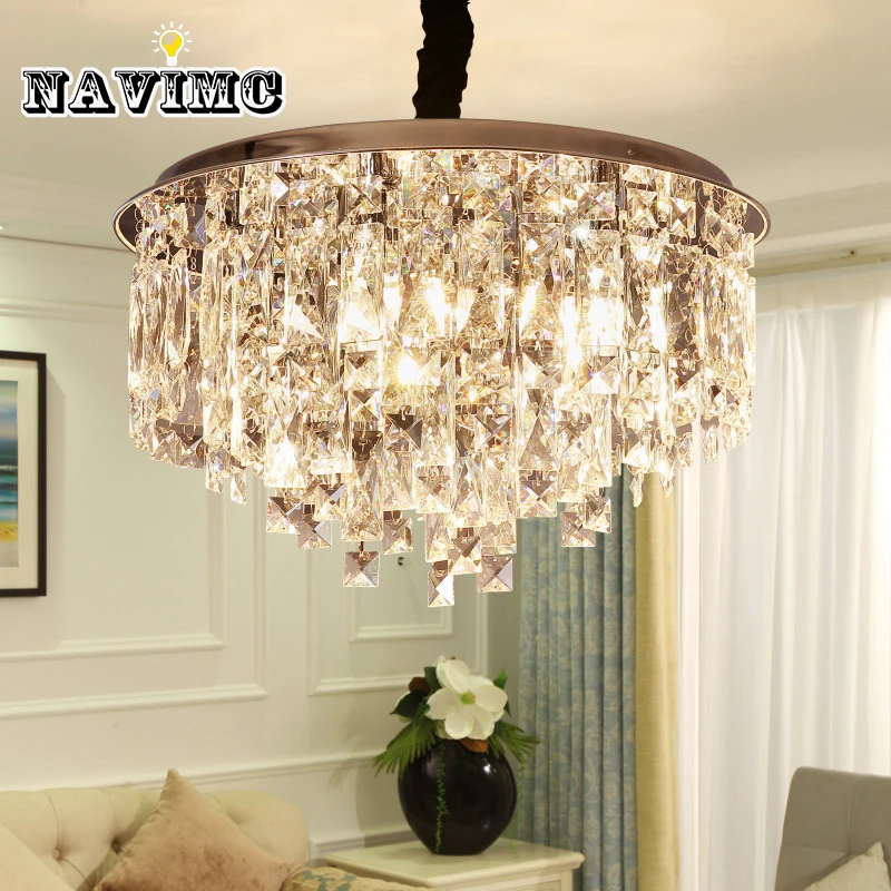 

Simple Modern Crystal Chandelier for Dining Room restaurant Pendant Lamp Creative Bedroom Lamp study Girls Room Lamp