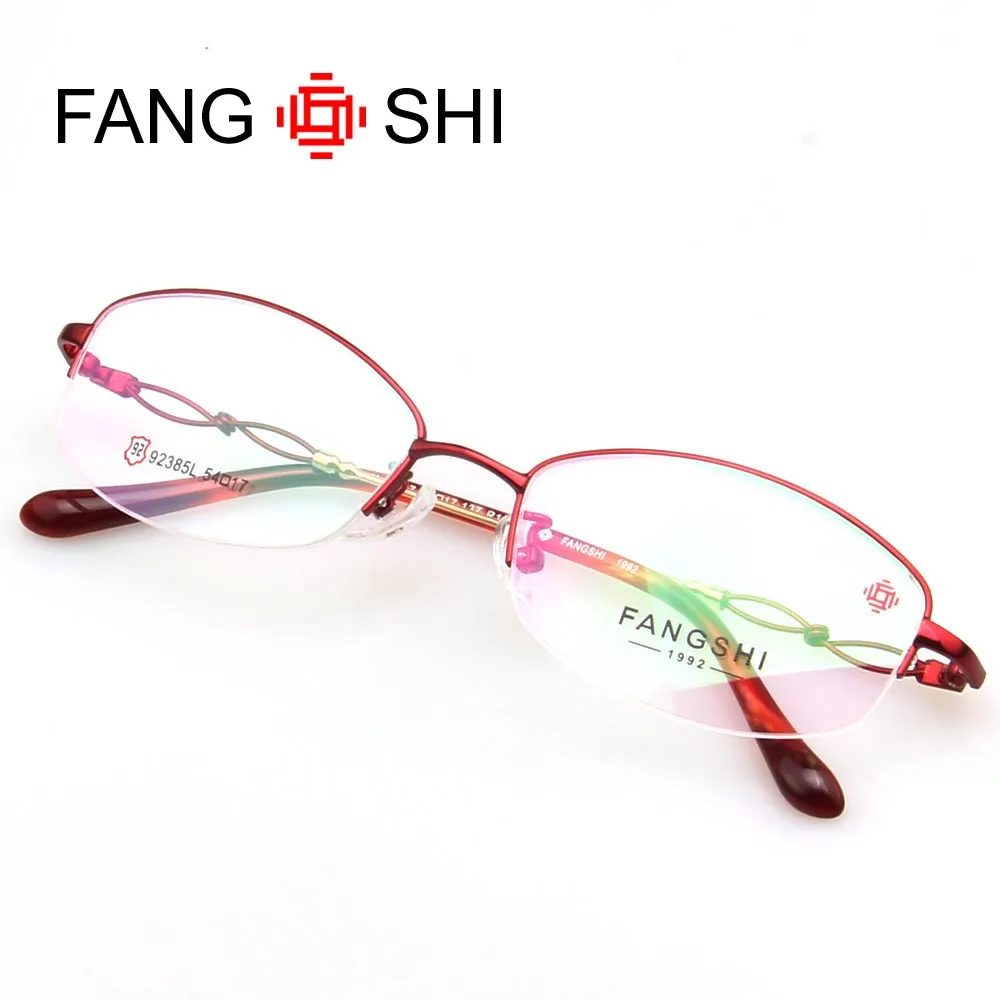 Женская оправа для оптических очков с полуободковой оправой 92385|designer spectacles|fashion