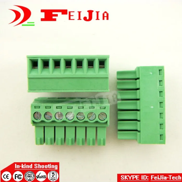 

15EDG-3.5-7P 7Pin Plug Screw Terminal Block ROHS connector 3.5mm 10pcs/lot Free shipping