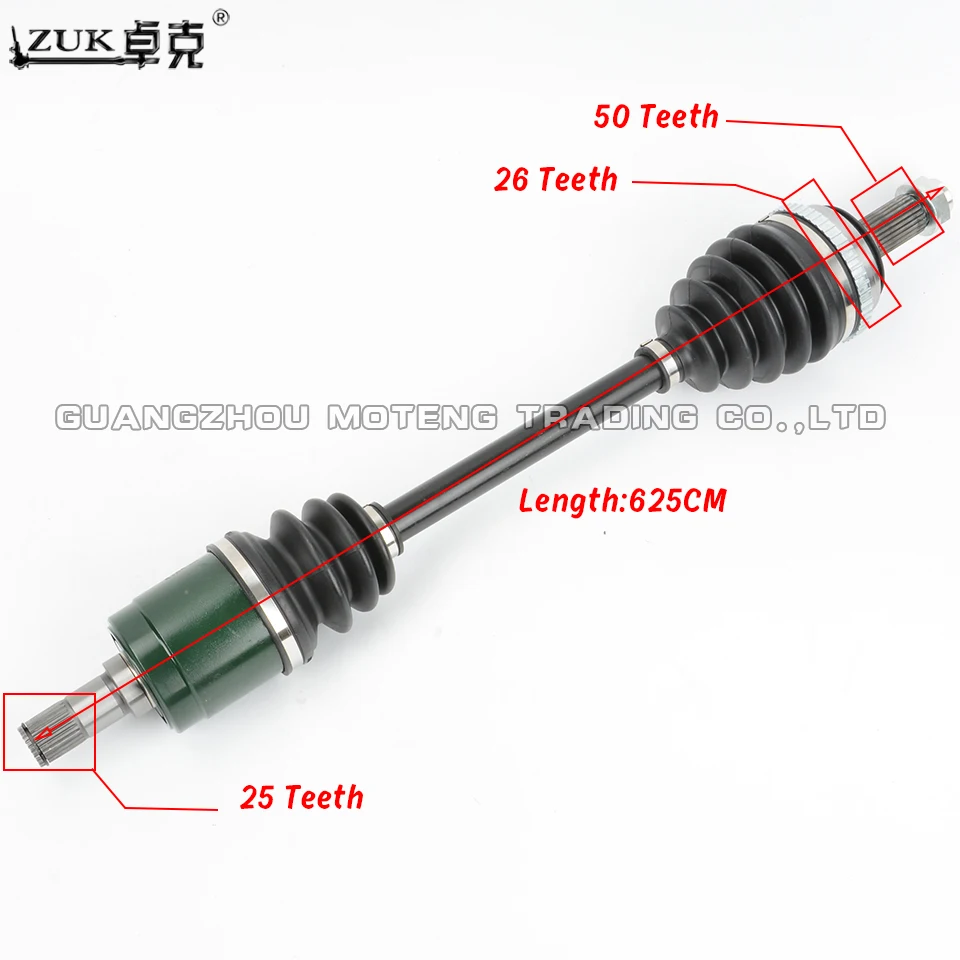 ZUK 2 шт. левый и правый карданный вал, Alxe половина вал для HONDA CIVIC 2001 2002 2003 2004 2005 ES5 ES6 ES7 ES8 26x25 зубов 910 см 625 см