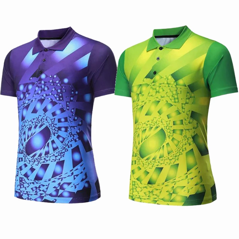 Sports Clothes Badminton Wear Shirts Women/Men Golf T-shirt Table Tennis Shirts Quick Dry Breathable Training Sportswear Shirt