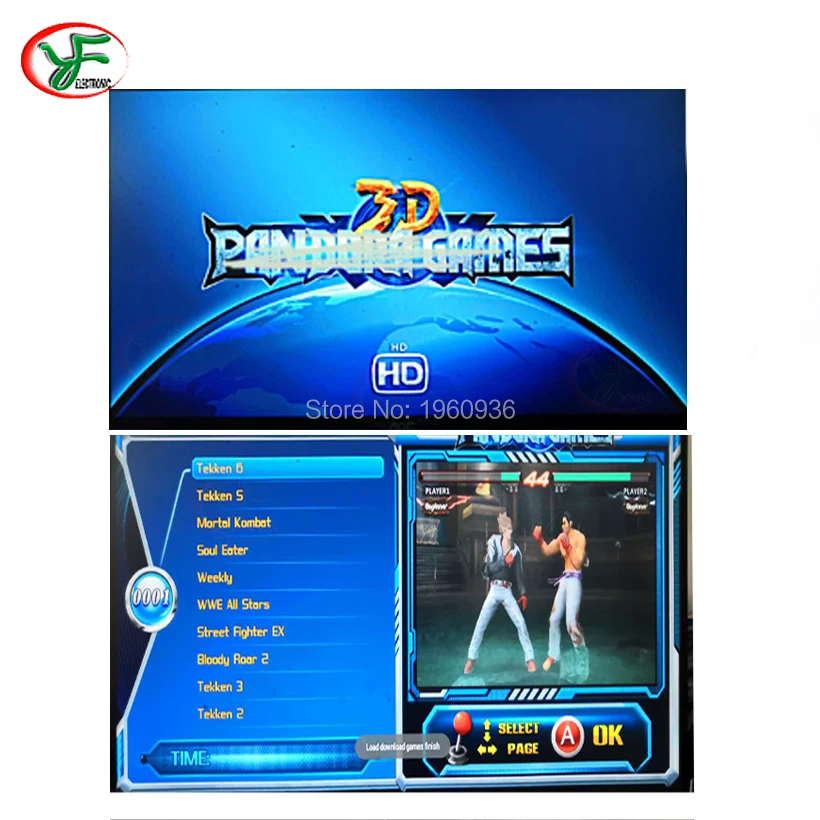 

2323 in 1 Game Console PCB 3D Arcade Machine Board Support VGA HDMI for HD Video Games Console Arcade Cartridge