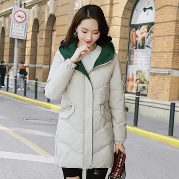 

Winter Coat Women 2019 Down Cotton Coat Long Section Large Size Loose Thick Warm Coat Ladies Pike Coat Jaquata Feminina Inverno