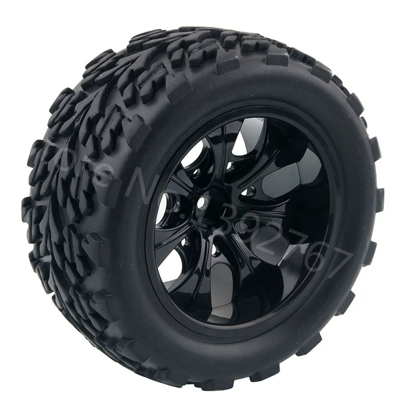 

4Piece/Lot RC Car Rubber Sponge Tires Tyre Rim Wheel For RC 1/10 Scale Models Racing RC Car HSP Off Road Monster Truck