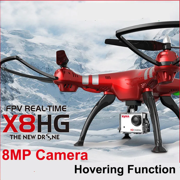 SYMA X8HG RC Drone With 8.0MP 1080P HD Camera 2.4G 4CH 6-Axis RC Helicopter Quadcopter Ar.Drone