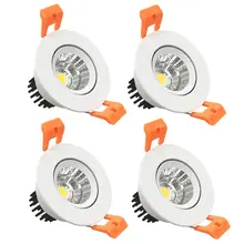 Dimmable LED COB Downlight AC110V 220V 5W/7W/10W/12W Recessed LED Spot Light lumination Indoor Decoration Ceiling Lamp