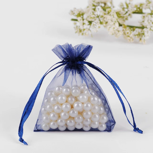 Fishnet organza bags sale