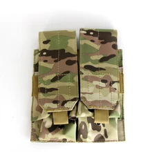 Молл двойной Пистолетная обойма сумка Армейская, военная, нейлоновая Molle Чехол для пейнпола боевой держатель сумка Охотничьи аксессуары