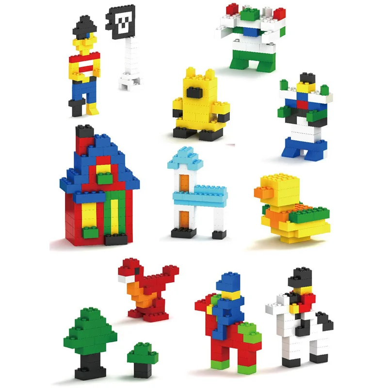 LEGO 1000 PEZZI Building Blocks City fai da te CREATIVE BRICKS BULK modello toy figure 