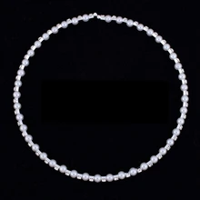 6 мм слоновой кости жемчуг и Rhinstone Кристалл Диаманте памяти проволочный чокер свадебное ожерелье