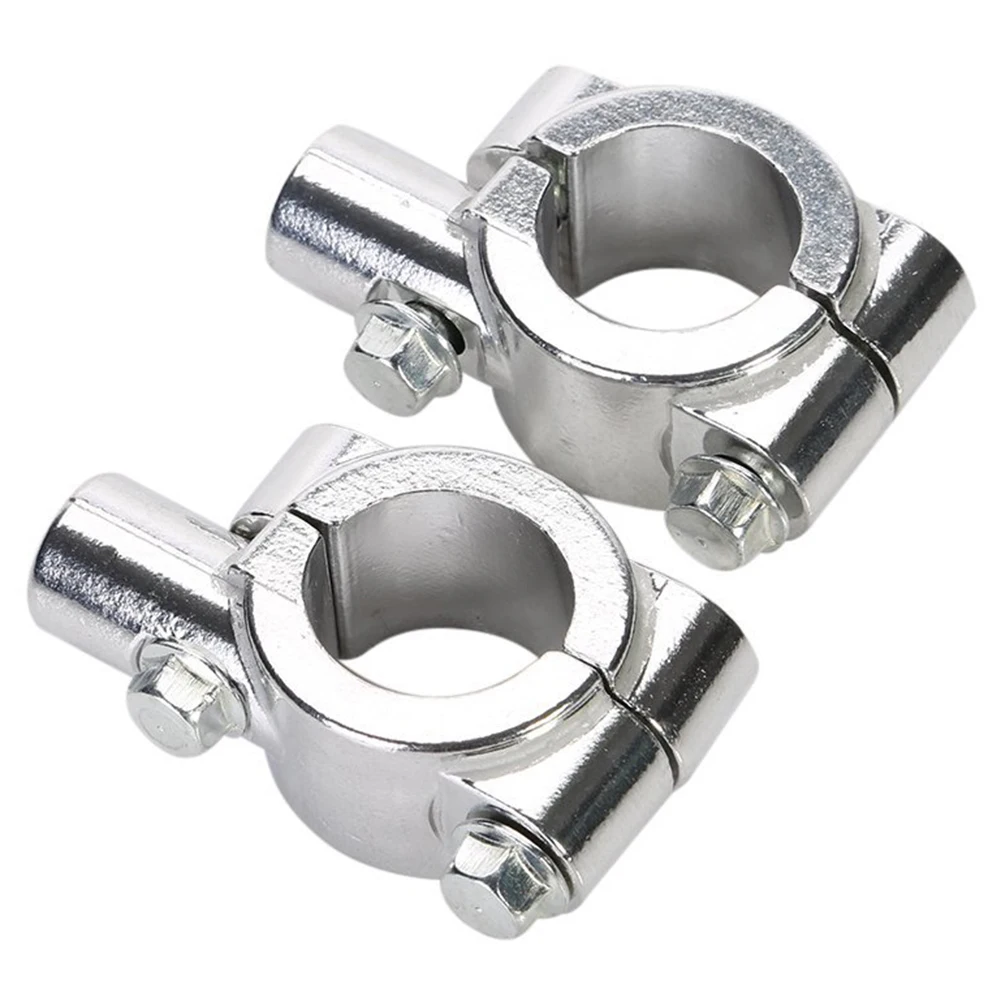 

2Pcs Universal Motorcycle Handlebar Mirror Mount 22mm 7/8" Aluminum Alloy Moto Handle Bar Mirror Bracket Holder