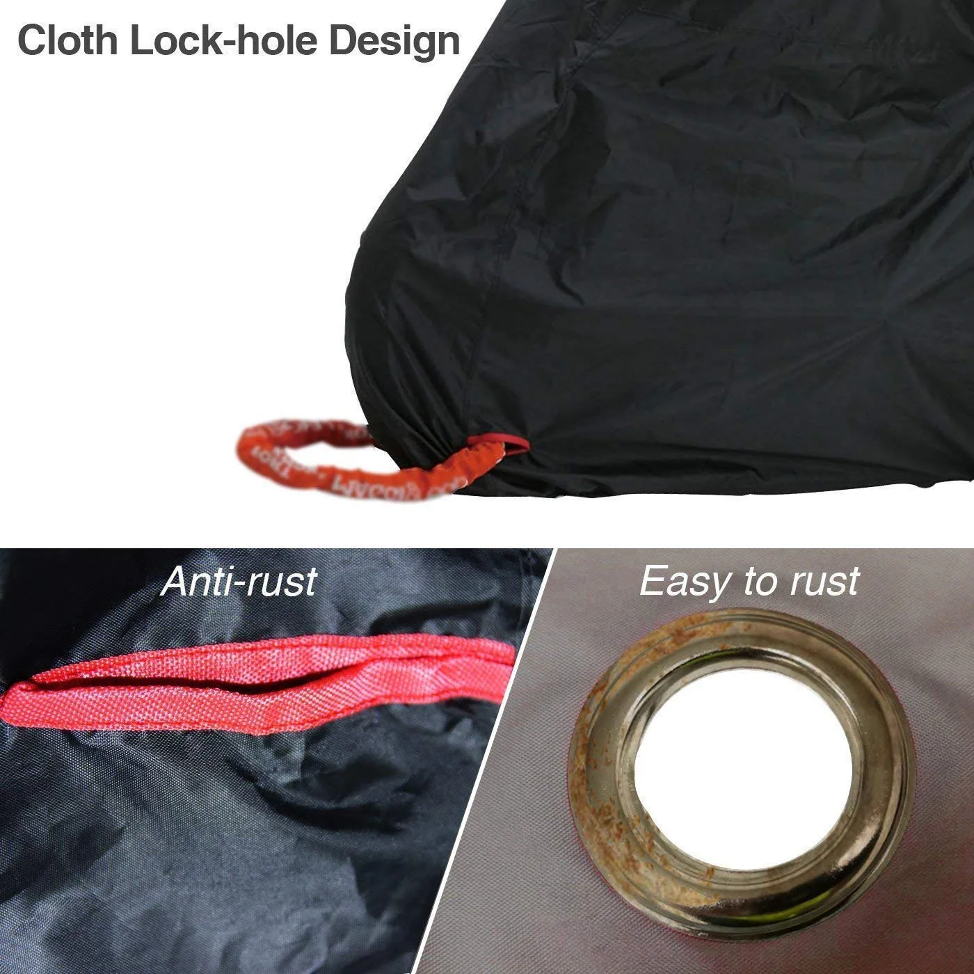 Protetora para Motocicleta Capas de Tecido Preto com Proteção contra o Sol para Moto 300d à Prova de Chuva Capa Oxford Dirt Scooter Concha D30 15 Cheap Capas p motos