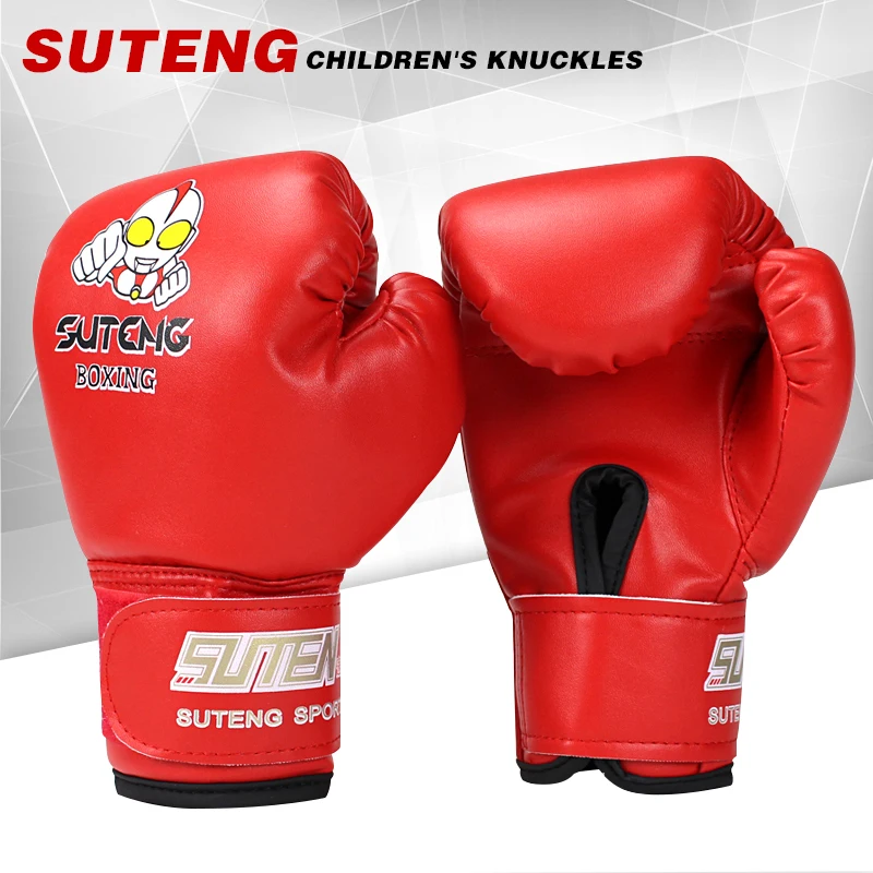 Good quality carton display boxing glove Child toy Blue red color