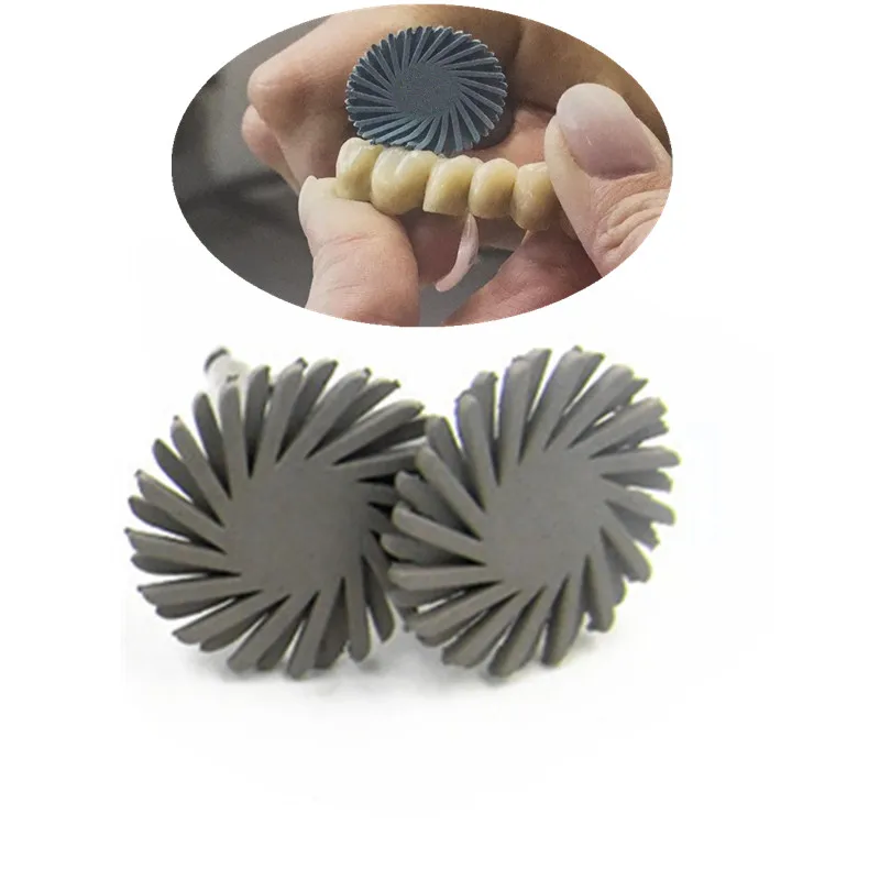 6pcs/set Dental Composite resin Polishing Disc Kit Spiral Flex Brush