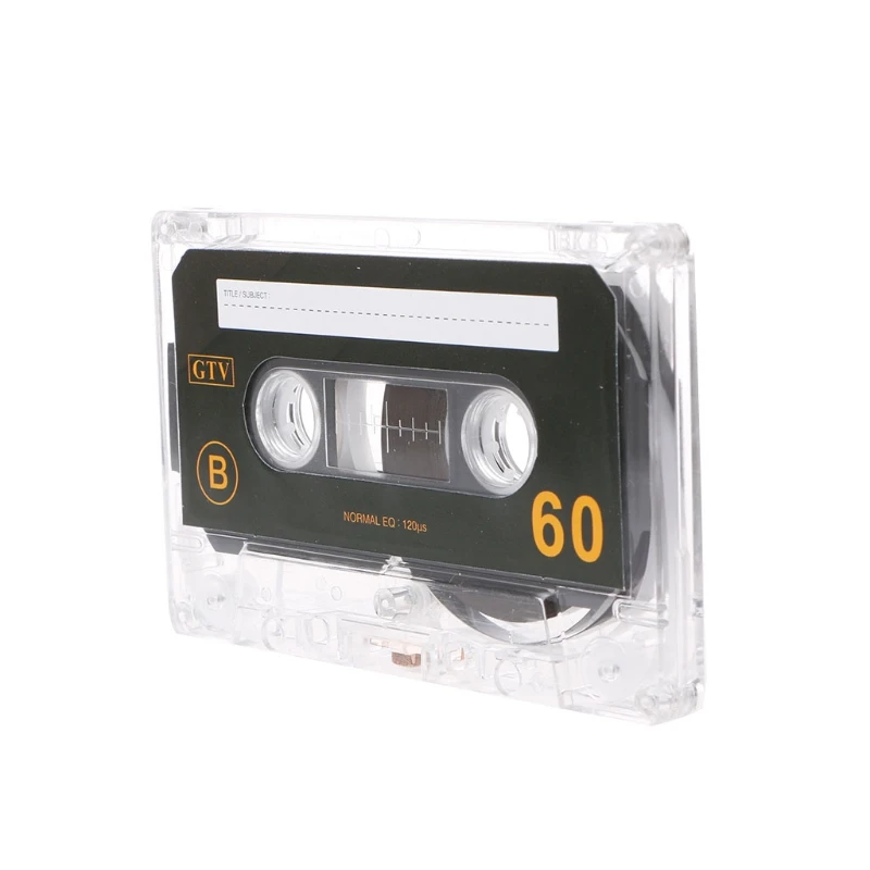 Стандартная кассета пустая лента пустая 60 минут аудио запись для речевого музыкального проигрывателя